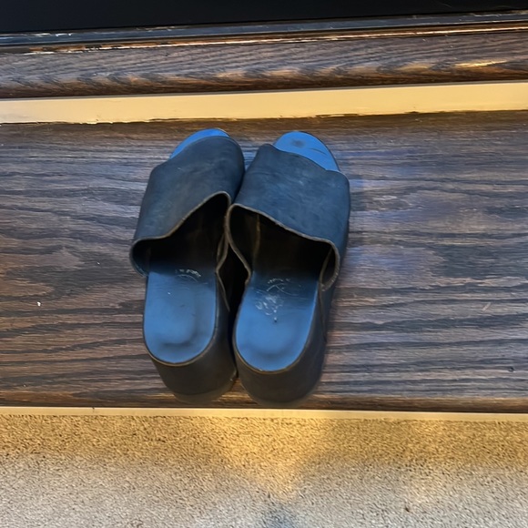 Black espace platform mule - Picture 3 of 5